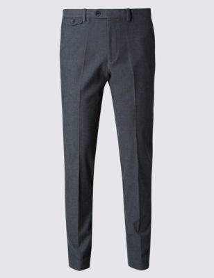 Modern Slim Fit Cycling Trousers with Stretch